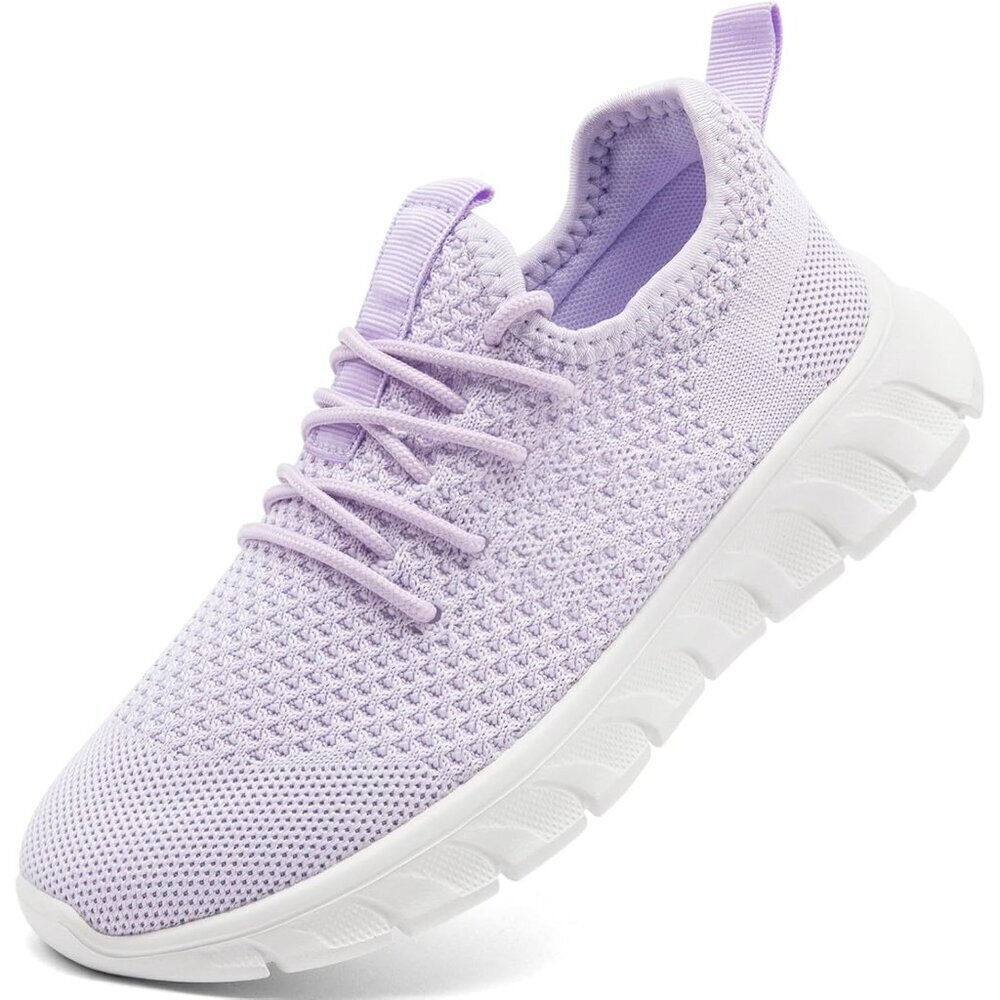Women's Purple Non Slip Pull-on Comfortable Casual Fashion Running Sneakers